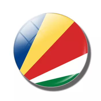 Магнит на холодильник Республика Сейшельские Острова 30 мм EQJJYPOC