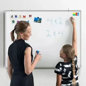 Магнитная доска для дома и офиса, подвесная, стираемая, обучающая доска для письма, отображения и бюллетеня