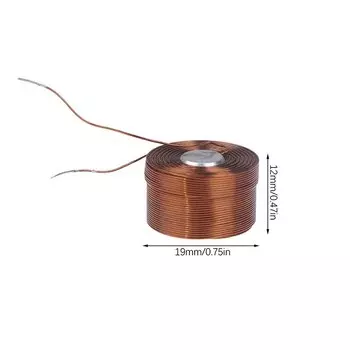 Магнитная левитационная катушка, 2 шт., для системы 100, с железным сердечником и отверстием для винта, 12x19 мм