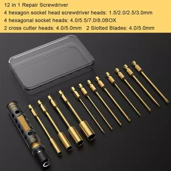 Магнитная отвертка Onkel.J 4 в 1 с насадками