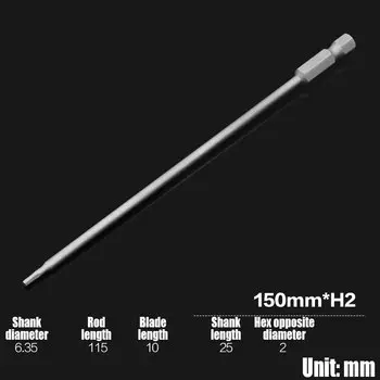 Магнитная шестигранная отвертка GooBetter H2-H10 75/150/200 мм