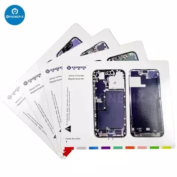 Магнитная винтовая прокладка, профессиональный винтовой Keepper для iPhone 15 14 13 12 11 ProMax XXS MAX XR 7 8 8P 6S, Ремонтный рабочий направляющий коврик для iPhone
