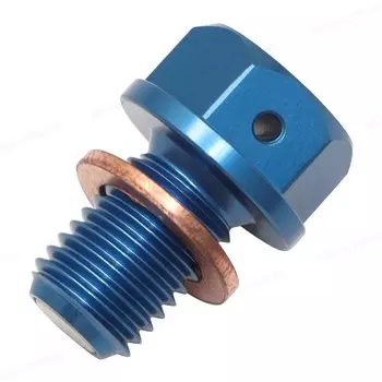 Магнитная заглушка для слива масла мотоцикла M10x1.25, болт для Yamaha YZ125 YZ250F YZ450F WR250F WR450F, алюминиевые аксессуары