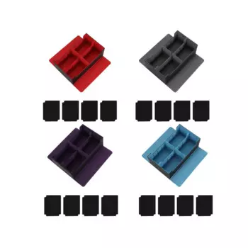 Магнитная закрывающаяся коробка из искусственной кожи для карт может вмещать более 910 отделений для карт