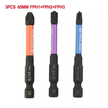 Магнитные специальные крестовые отвертки 65 мм, гайковерты FPH1 FPH2 FPH3, специальные terevis для розетки, переключателя электрика, электроинструмент