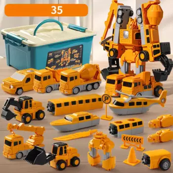 Магнитные трансформеры, игрушечные машинки, Классические автомобили, инженерные модели автомобилей, экскаватор, кран, бульдозер, роликовый автомобиль, игрушки для мальчиков