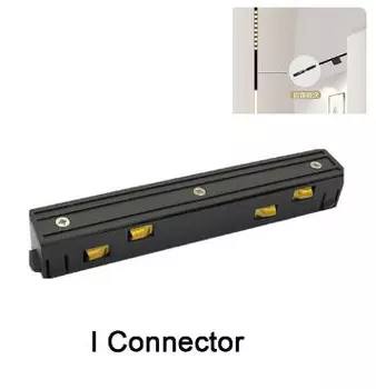 Магнитные трековые светильники ZHIO, черный/белый, 48В, теплый/нейтральный/белый свет