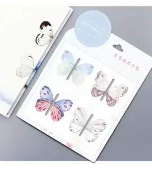 Магнитные закладки-бабочки 4 шт.