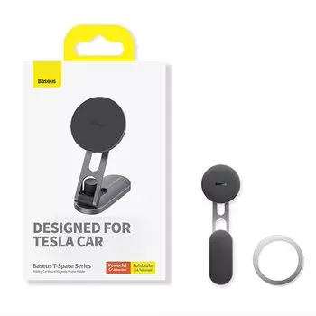Магнитный автомобильный держатель для телефона Baseus, складное металлическое автомобильное крепление с вращением на 360 градусов для iPhone 12 13 14