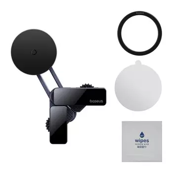 Магнитный автомобильный держатель для телефона Baseus Y, регулируемое автомобильное крепление для накачивания в автомобиле, автомобильное крепление с большим экраном для Tesla Model 3/Model BYD