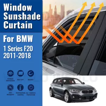 Магнитный автомобильный солнцезащитный козырек для BMW 1 серии F20 2012-2019, передняя лобовая рама, занавеска, Задняя Детская фотозащита
