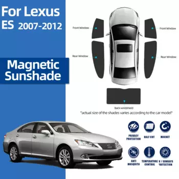 Магнитный автомобильный солнцезащитный козырек для Lexus ES 2006-2012 250 ES350 ES240, передняя ветровая занавеска, задний козырек