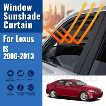 Магнитный автомобильный солнцезащитный козырек для LEXUS IS250 2006-2013, передняя рамка для лобового стекла, занавеска, детский задний козырек