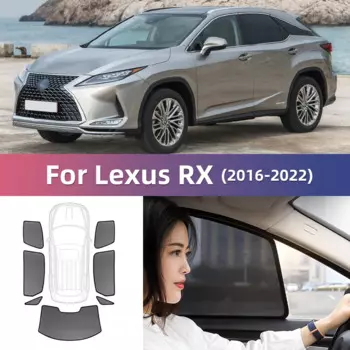 Магнитный автомобильный солнцезащитный козырек для Lexus RX на 5 мест 2016-2022 300 350, переднее ветровое стекло, каркас, задняя фоторамка