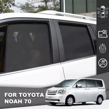 Магнитный автомобильный солнцезащитный козырек для Toyota Ноя Voxy R7 2007-2013, сетчатая рамка для переднего и заднего лобового стекла, занавеска, искусственный козырек