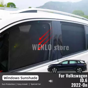 Магнитный автомобильный солнцезащитный козырек для Volkswagen VW ID.6 Crozz ID6 X 2024 2023 2022