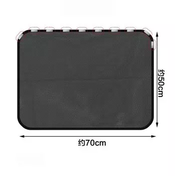 Магнитный автомобильный солнцезащитный козырек, защита от ультрафиолета, автомобильная занавеска, солнцезащитный козырек на окно автомобиля, сетчатый солнцезащитный козырек, летняя защитная оконная пленка