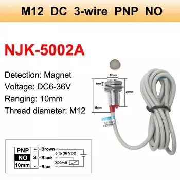 Магнитный датчик приближения DIANQI NJK-5002 24В