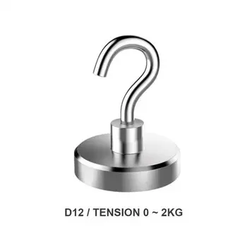 Магнитный крючок JosheLive, серебристый, силиконовая резина