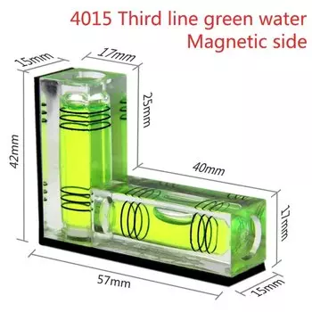 Магнитный портативный акриловый уровень BFHD-4015
