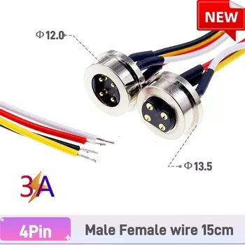 Магнитный разъем POGO PIN RTLECS MG01xx-x