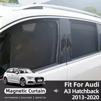 Магнитный солнцезащитный козырек для Audi A3 S3 Hatchback 8V 2013-2020, занавеска для автомобиля, солнцезащитный козырек, козырек на лобовое стекло