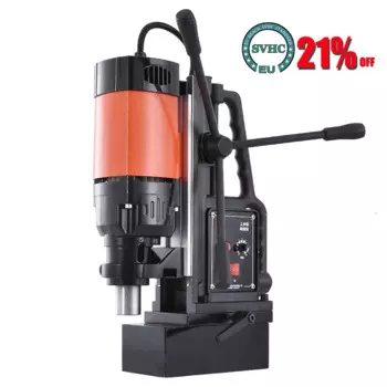 Магнитный сверлильный станок New PR-8028RE, многофункциональная Магнитная дрель с регулировкой скорости, 220 В, 1680 Вт, 0-об/мин