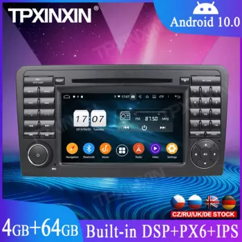 Магнитола для Mercedes-Benz ML Class W164 Android 10,0