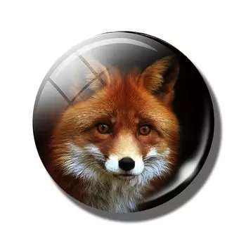 Магниты для холодильника EQJJYPOC Красные лисы 30 мм