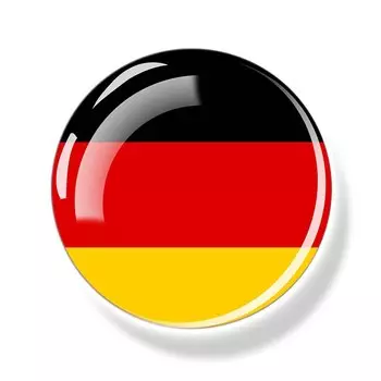 Магниты для холодильника EQJJYPOC круглые стеклянные зеленые светящиеся 50 мм