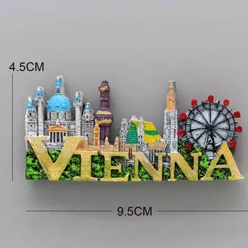 Магниты для холодильника из смолы 3D пейзажи