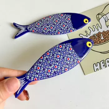 Магниты на холодильник "Рыба", богемный стиль