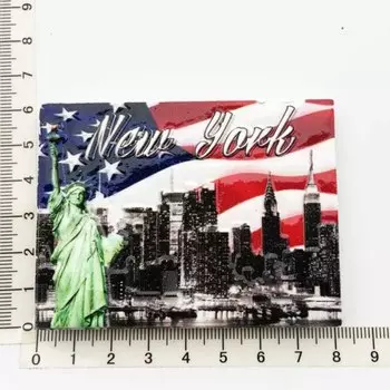 Магниты на холодильник "США, Нью-Йорк, Статуя Свободы"