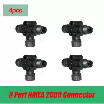1/2/4 шт. NMEA 2000 Converte для лодки Marine NMEA 2000 Кабельный адаптер до 3 6 кабелей Line NMEA 2000 3-портовый многопортовый T-разъем