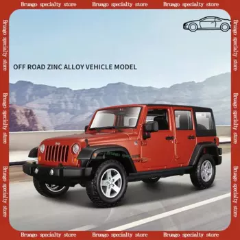 Maisto 1:24 2015 Jeep Wrangler неограниченная оранжевая модель автомобиля из металлического сплава Классическая Коллекционная модель статического света подарок
