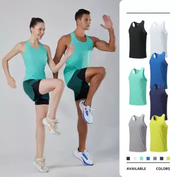 Майки для марафона Racerback для тренировок для женщин, спортивная одежда для спортзала, мужские рубашки для йоги, фитнес-спортивный жилет для бега