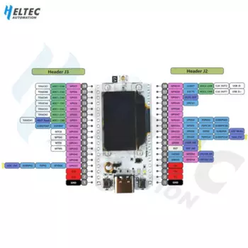 Heltec Automation Interface Wi-Fi Lora 32 V3 корпус для Arduino 2 шт.