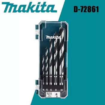 Makita D-72861 Набор спиральных сверл по дереву 5 шт.