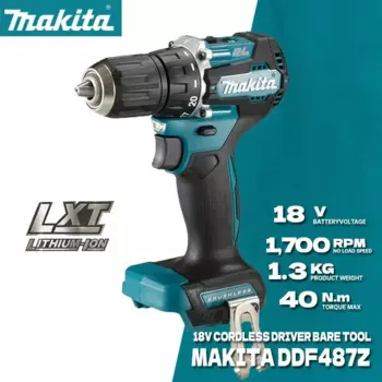 MAKITA DDF487Z беcщёточная дрель 18В