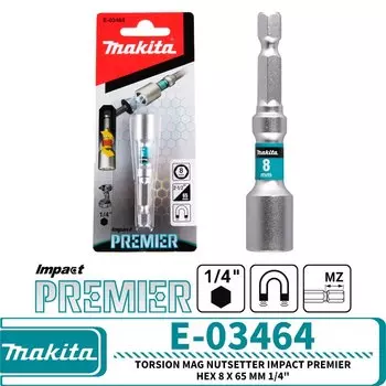 Makita Torsion Mag Nutsetter Impact Premier 8/10x65 мм