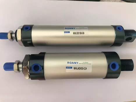 MAL40 мини цилиндры CA диаметр 40 мм Ход 50 мм стержень одно Двойное действие пневматические цилиндры из алюминиевого сплава