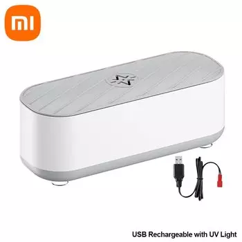 Маленькая бытовая чистящая машина Xiaomi, ультразвуковая USB перезаряжаемая высокочастотная вибрационная стирка, щетка для чистки ювелирных изделий, очков