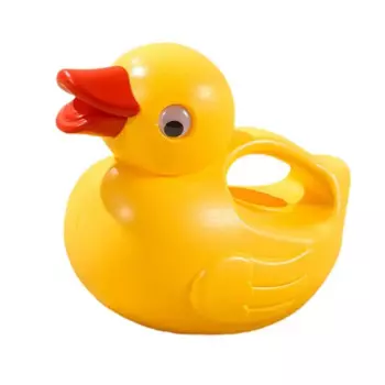 Маленькая лейка, уникальная мультяшная желтая утка, лейка, игрушка, игрушки для ванной, декоративная игрушка для бассейна, легкая детская лейка