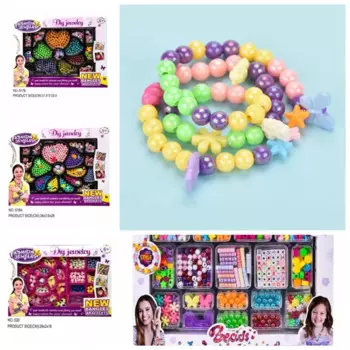 Маленькие бусины, популярные бусины, бусины для интересного культивирования, Набор для изготовления объемных бусин, пластиковые головоломки, игрушки