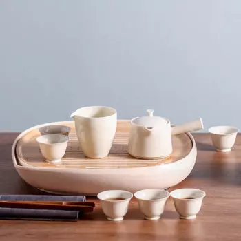 Маленький поднос для чая Gong Fu, японский кухонный поднос из меламина, поднос для чая, пластиковые аксессуары для офиса, YY50TT