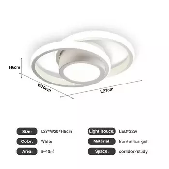 MANGDAL Потолочные светильники LED белые/черные