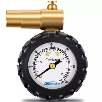 Манометр для шин ATsafepro, толстый клапан, PSI, 30 PSI, для горных велосипедов, дорожные автомобильные аксессуары