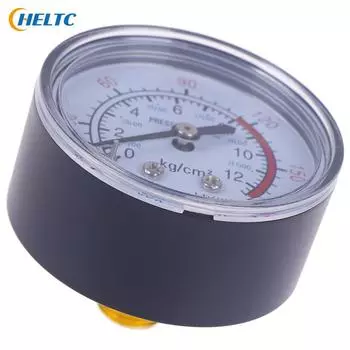 Манометр HELTC черный 13 мм 0-180 PSI