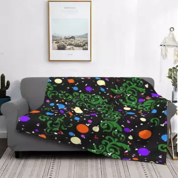 Manta с принтом, наволочка для кубиков, cubierta de playa, manta double, fundas de cama de Winter, 4 unida