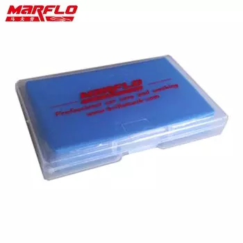 MARFLO 1 шт. 100 г Blue Magic Clay Bar Автомойка Очиститель автодетализации - Глубокая ткань для мойки автомобилей с упаковкой